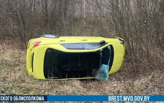 Ремни безопасности спасли жизнь водителю и 10-летнему пассажиру в Кобринском районе