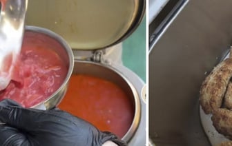 Пользователи восхищены белорусским обедом механизаторов в поле