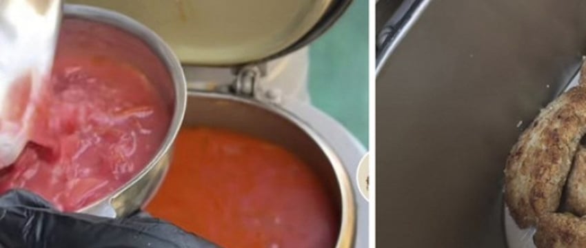 Пользователи восхищены белорусским обедом механизаторов в поле