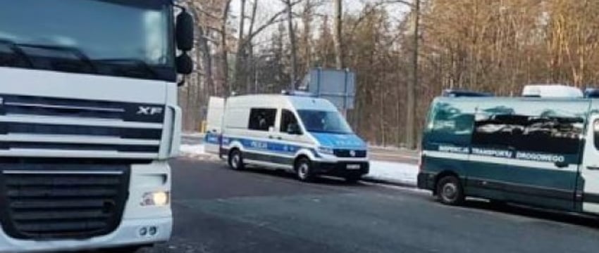 Под Бяла-Подляской белорус неправильно вез опасный груз