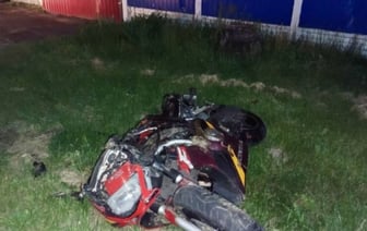 Авария мотоциклиста в Жлобине