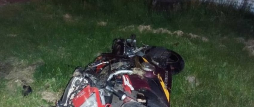 Авария мотоциклиста в Жлобине