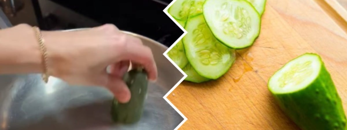 Зачем смазывать сковородку огурцом? Блогер показала приём для «идеального завтрака» — Полезно