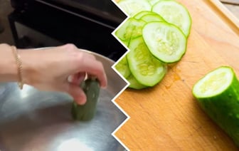 Зачем смазывать сковородку огурцом? Блогер показала приём для «идеального завтрака» — Полезно