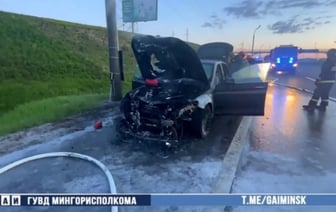 Пожар на МКАДе: BMW не прошел техосмотр