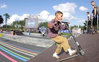 Скейт-роллер парк открыли в Пружанах во время фестиваля «Вытокі»