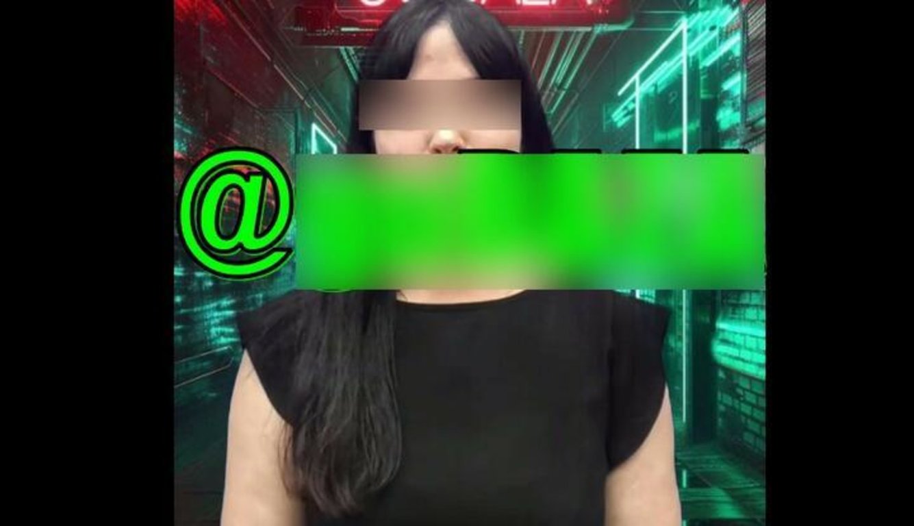 Задержанная педагог. 2024 год. Скриншот видео