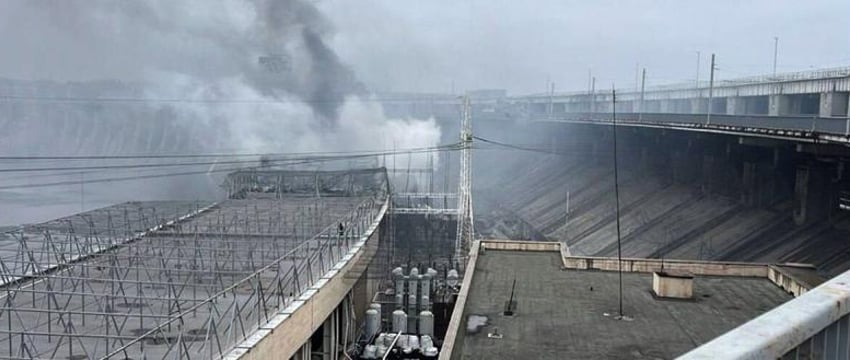 Критическое состояние ДнепроГЭС: Российский удар по Украине