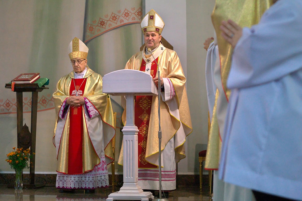 У Віцебску адсвяткавалі чвэрць стагоддзя існавання каталіцкай дыяцэзіі. Фота Сержука Серабро