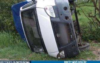 ДТП в Каменецком районе: столкновение «МАЗ» и «ГАЗ»