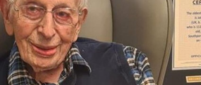 Умер самый старый мужчина в мире — ему было 112 лет