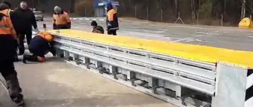 На М6 установили новые ограждения. Говорят, они безопасны даже при ударах на высоких скоростях
