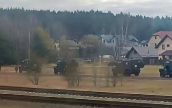 О ввозе в РБ российской военной техники и контингента сообщают железнодорожники