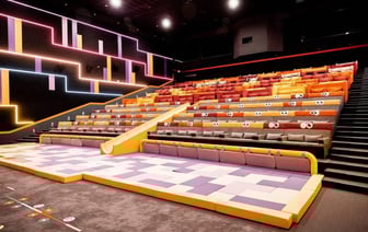 Игровая зона, угощения и караоке — в Гродно открылся кинозал для детей