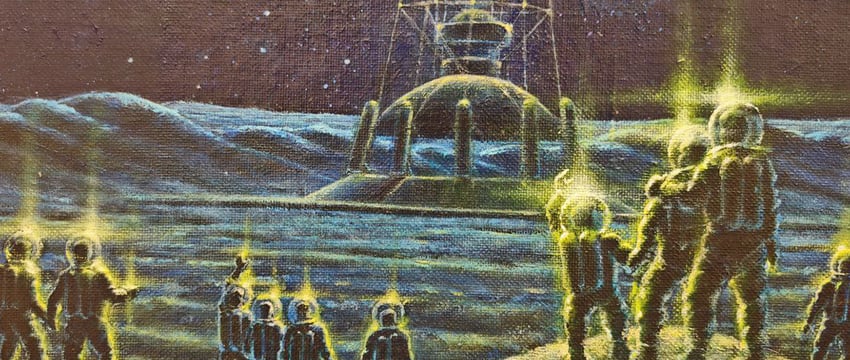 В Гомеле открылась выставка художника, чьи картины печатались на советских марках