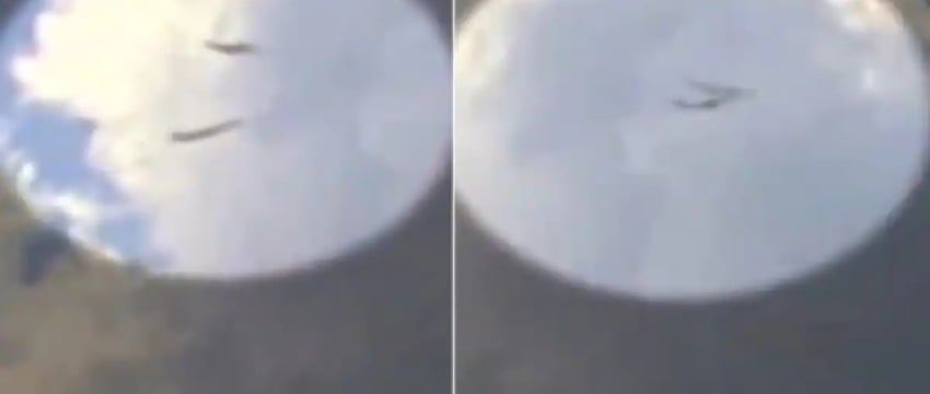 Видео, на котором самолеты Delta и American Eagle почти сталкиваются в воздухе, вызывает шок