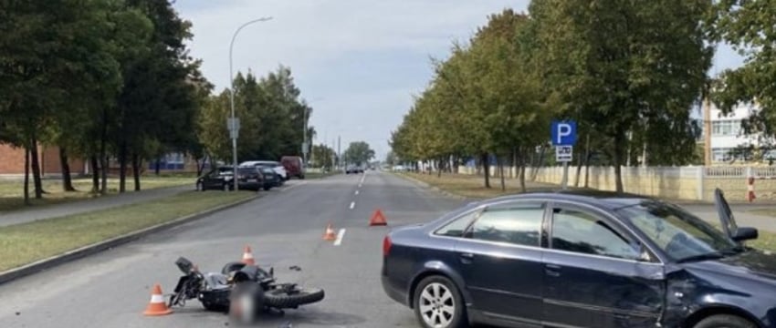 ДТП в Столине: травмирован мотоциклист