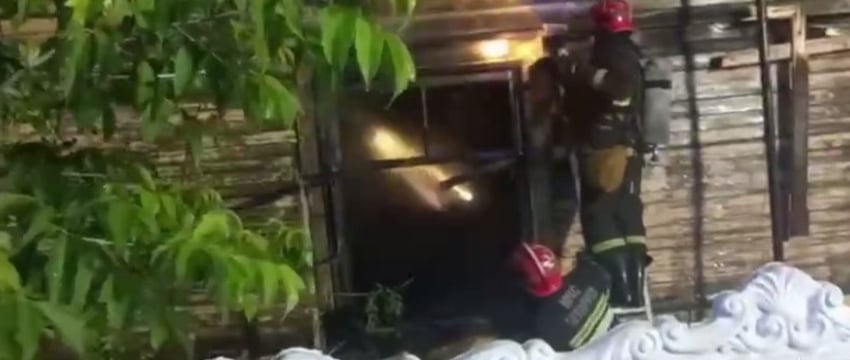 Семья спасена от пожара в Борисове