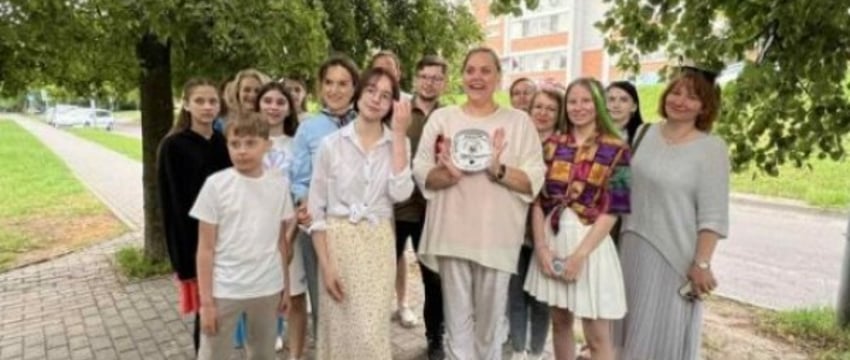 Актриса кино и театра Янина Малинчик снимает в Бресте кино