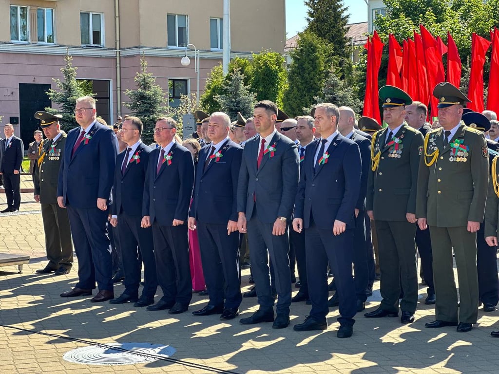 День Государственного флага, Государственного герба и Государственного гимна празднуют в Бресте