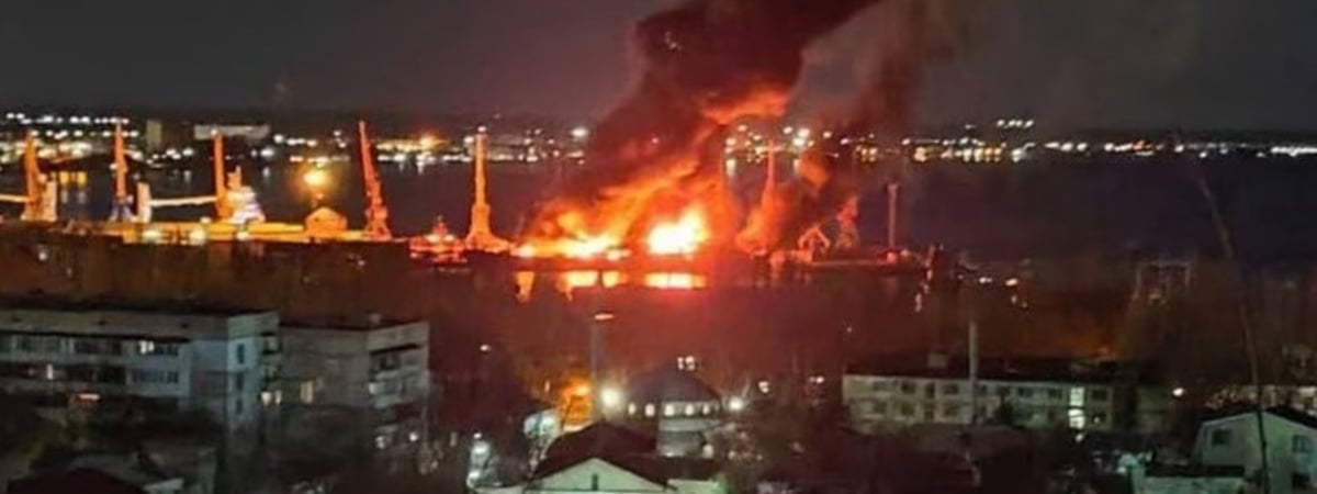 Россия вывела Черноморский флот из Крыма после потери 20 кораблей в результате ударов ВСУ