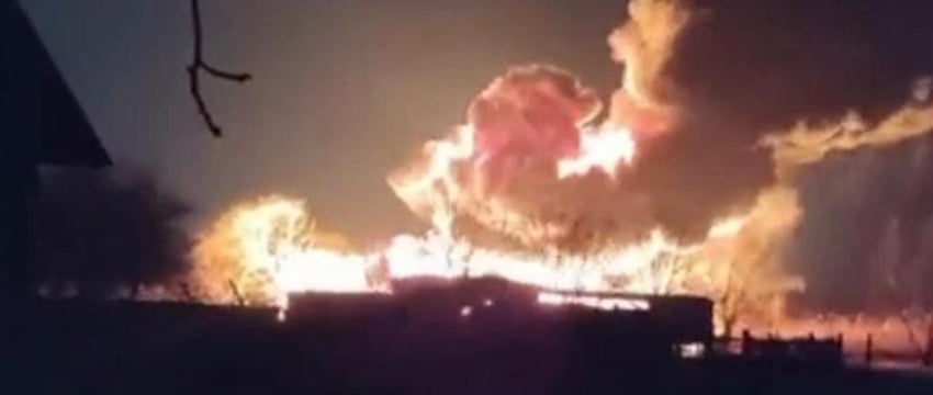Пожар после крушения летательного аппарата потушили в Краснодарском крае