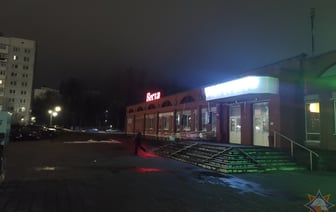 В Витебске горела «Веста» на проспекте Победы