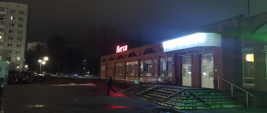 В Витебске горела «Веста» на проспекте Победы