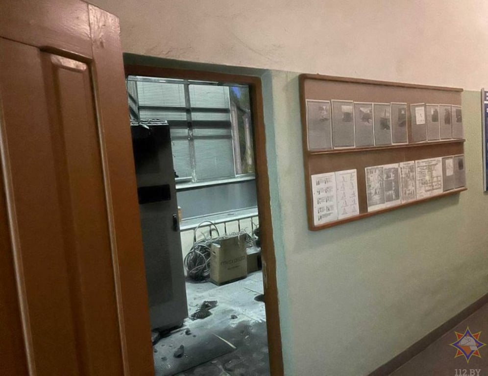 В Жабинковском районе произошел пожар в здании пункта управления