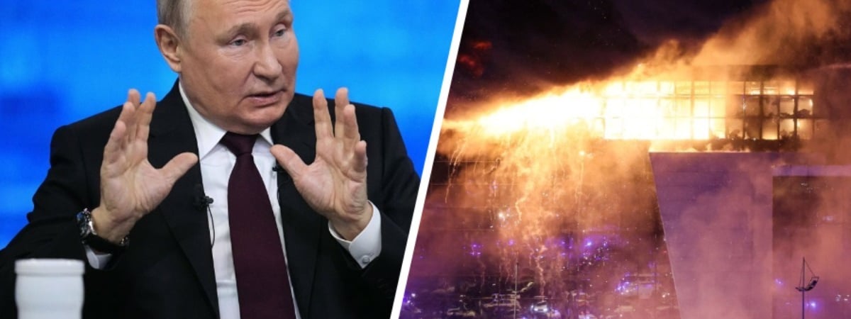 Окружение Путина не поверило в причастность Украины к теракту в «Крокусе» — Bloomberg
