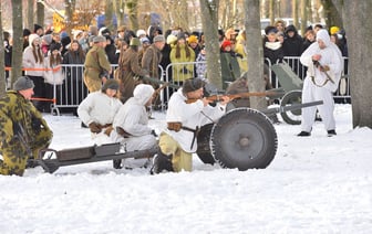 Как в 1943-м. В Гомеле воссоздали локальный бой за город