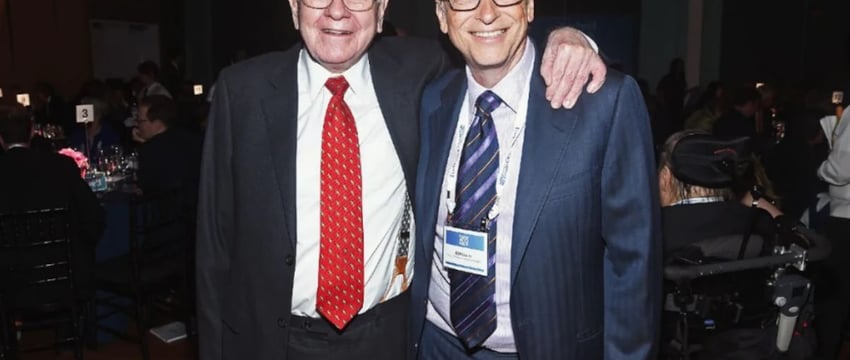 Билл Гейтс избежал плотного графика, посетив Уоррена Баффета: книга