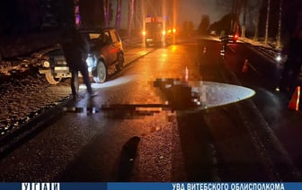 Под Витебском насмерть сбили пешехода, ДТП произошло вечером