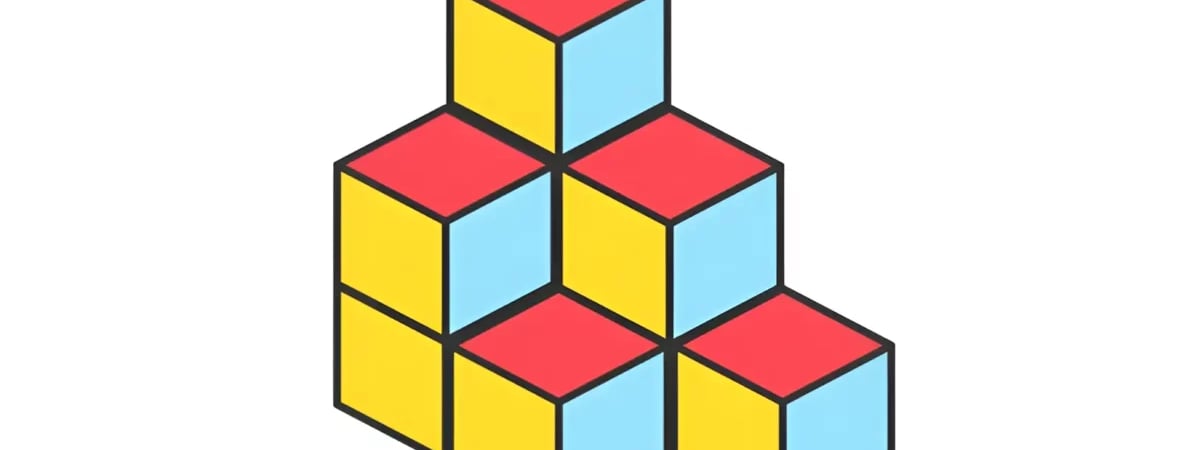 Сколько кубиков на картинке? Большинство людей допускают одну и ту же ошибку при подсчете — Полезно