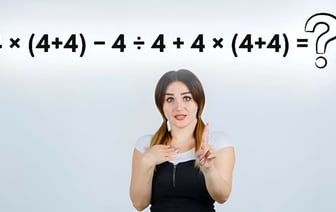 Эта задачка с четвёрками проверит скорость мышления. Сможете решить правильно за 15 секунд? — Фото