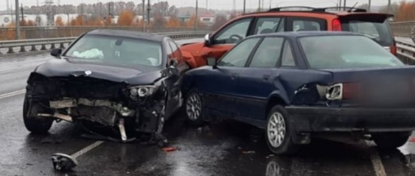 Стало известно, как произошло массовое ДТП на мосту в Кобрине