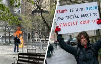 В США умер мужчина, который поджог себя у здания, где судили Трампа