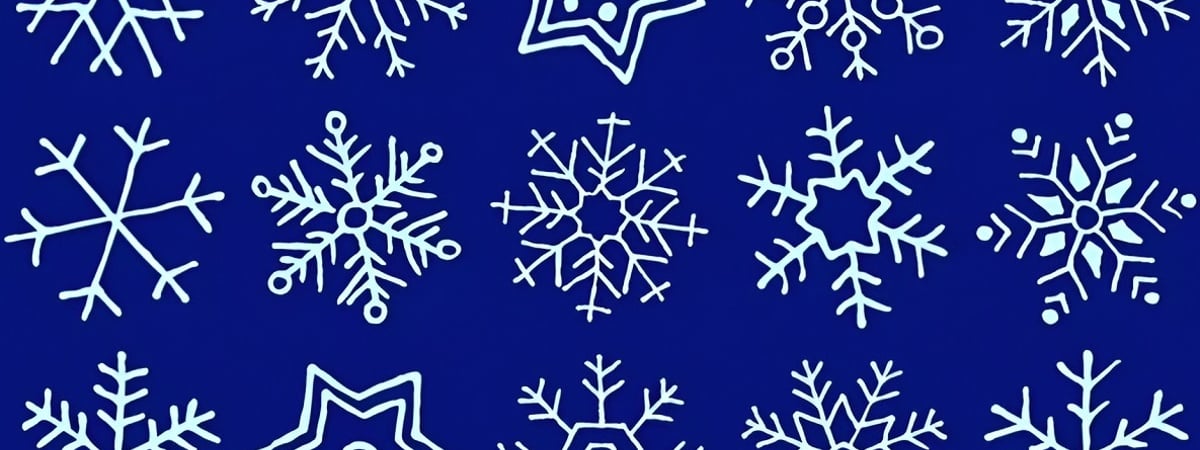 Только самые одаренные справятся с задачей? Найдите 2 одинаковые снежинки за 20 секунд — Фото