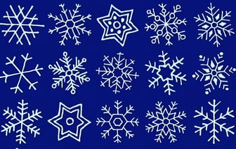 Только самые одаренные справятся с задачей? Найдите 2 одинаковые снежинки за 20 секунд — Фото