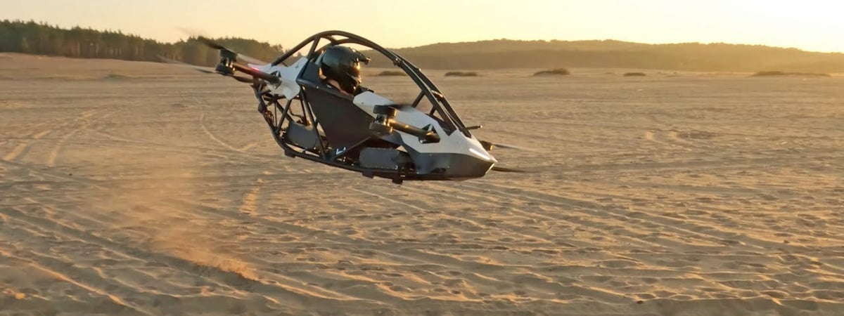 Этот летающий аппарат из «Звездных войн» сделали в Польше. За сколько может купить каждый? — Видео