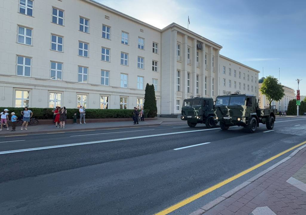 В Бресте проходит первая репетиция Парада Победы
