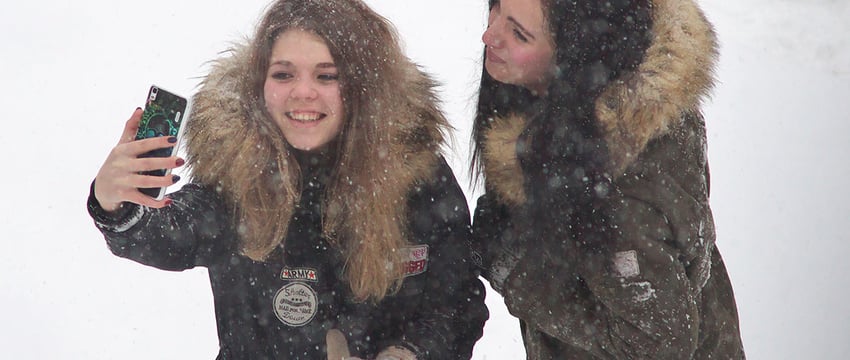 Зима вступает в свои права: в Витебске образовался снежный покров в 5 см, а завтра будет мороз