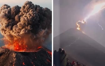 Извержение вулкана Фуэго в Гватемале: впечатляющее видео и реакция туристов