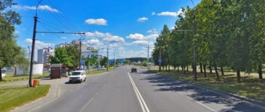 Ограничение движения на улице Гродненской в Бресте