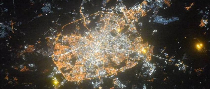 Роскосмос показал Минск с высоты космической станции