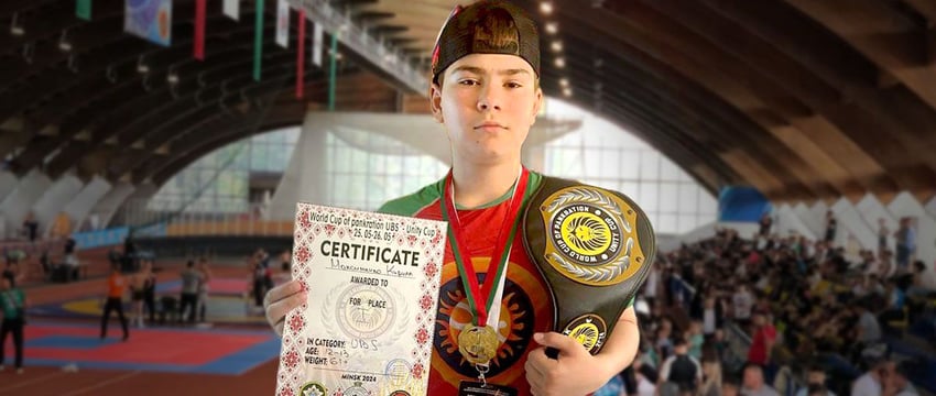 Школьник из Гомеля победил на чемпионате мира по панкратиону