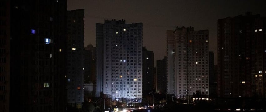 Предупреждение об отключениях электричества в Украине