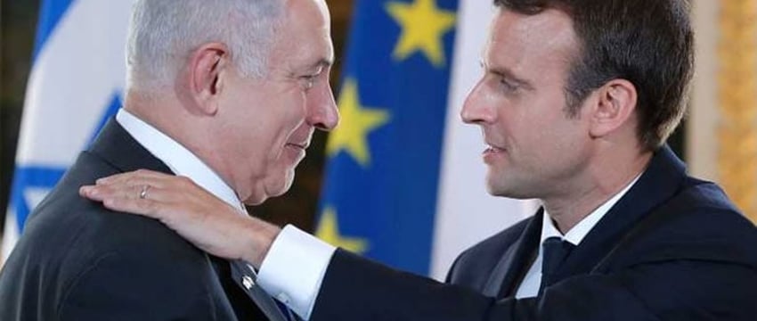 Макрон призвал Нетаньяху предотвратить "столкновение Израиля и "Хезболлы"