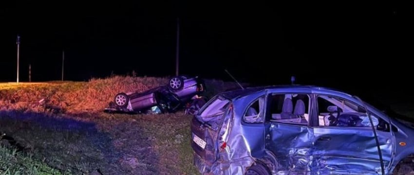 Жесткое ДТП под Брестом: столкнулись два Nissan