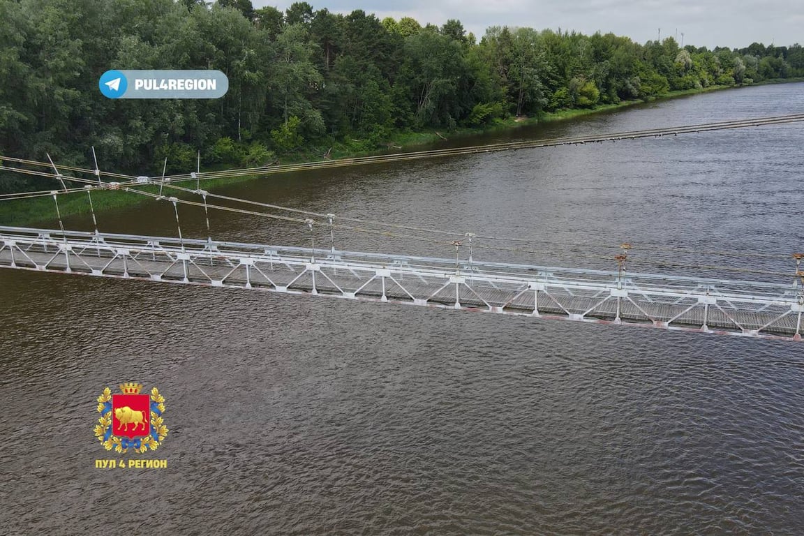 Самый длинный подвесной мост в Беларуси сделают частично стеклянным. Вот когда его откроют